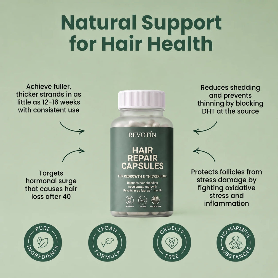 Revotín Repair Capsules — Eliminates Thinning Hair